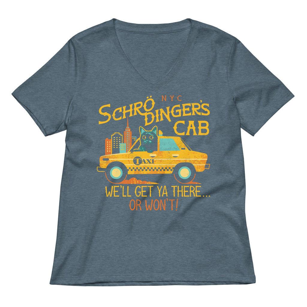 Schrodinger's Cab Women's V-Neck Tee product image 4