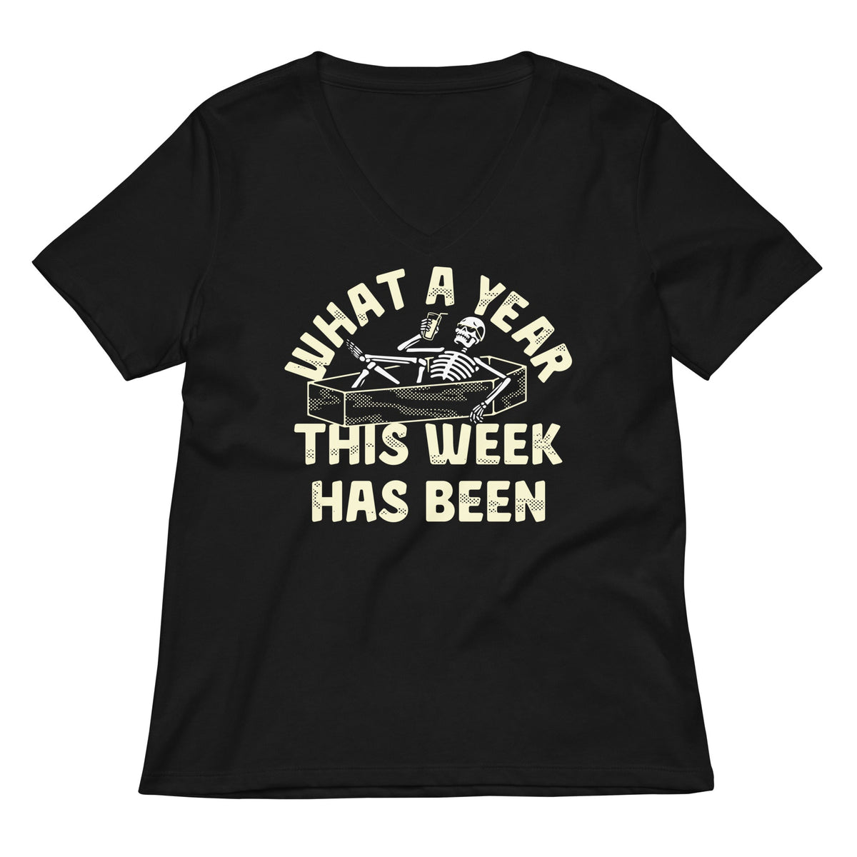 What A Year This Week Has Been Women's V-Neck Tee product image 2