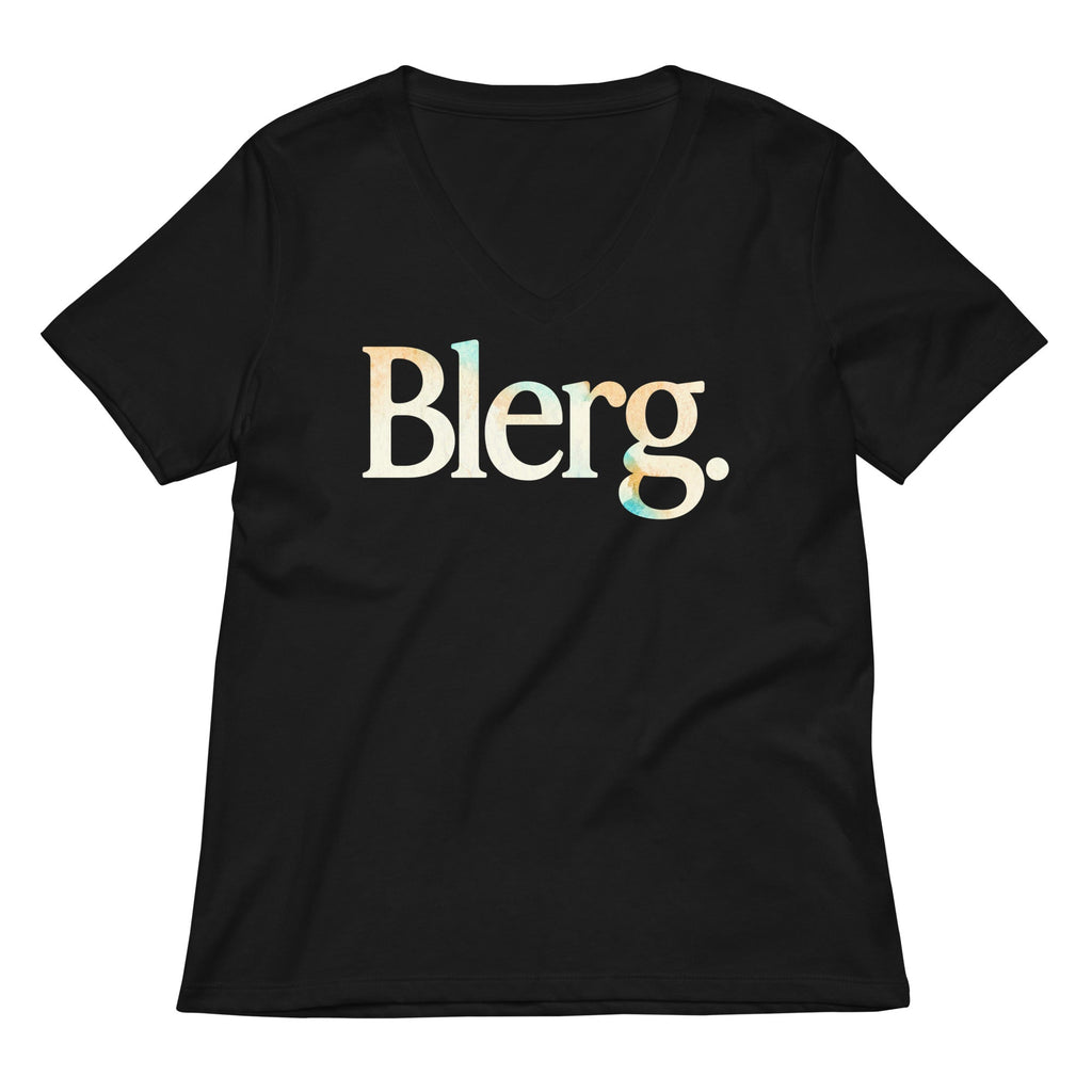 Blerg Women's V-Neck Tee product image 2