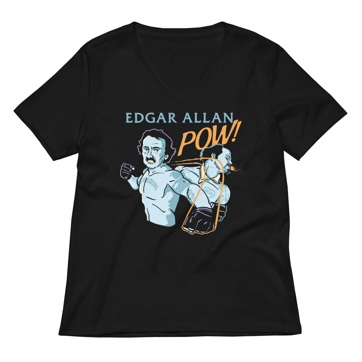 Edgar Allan Pow! Women's V-Neck Tee product image 2