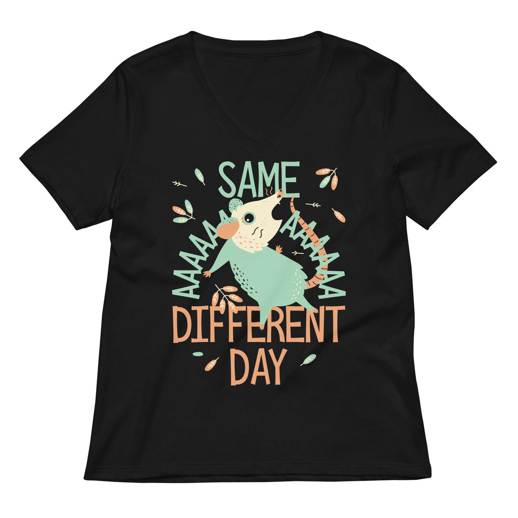 Same Aaaa Different Day Women's V-Neck Tee product image 2
