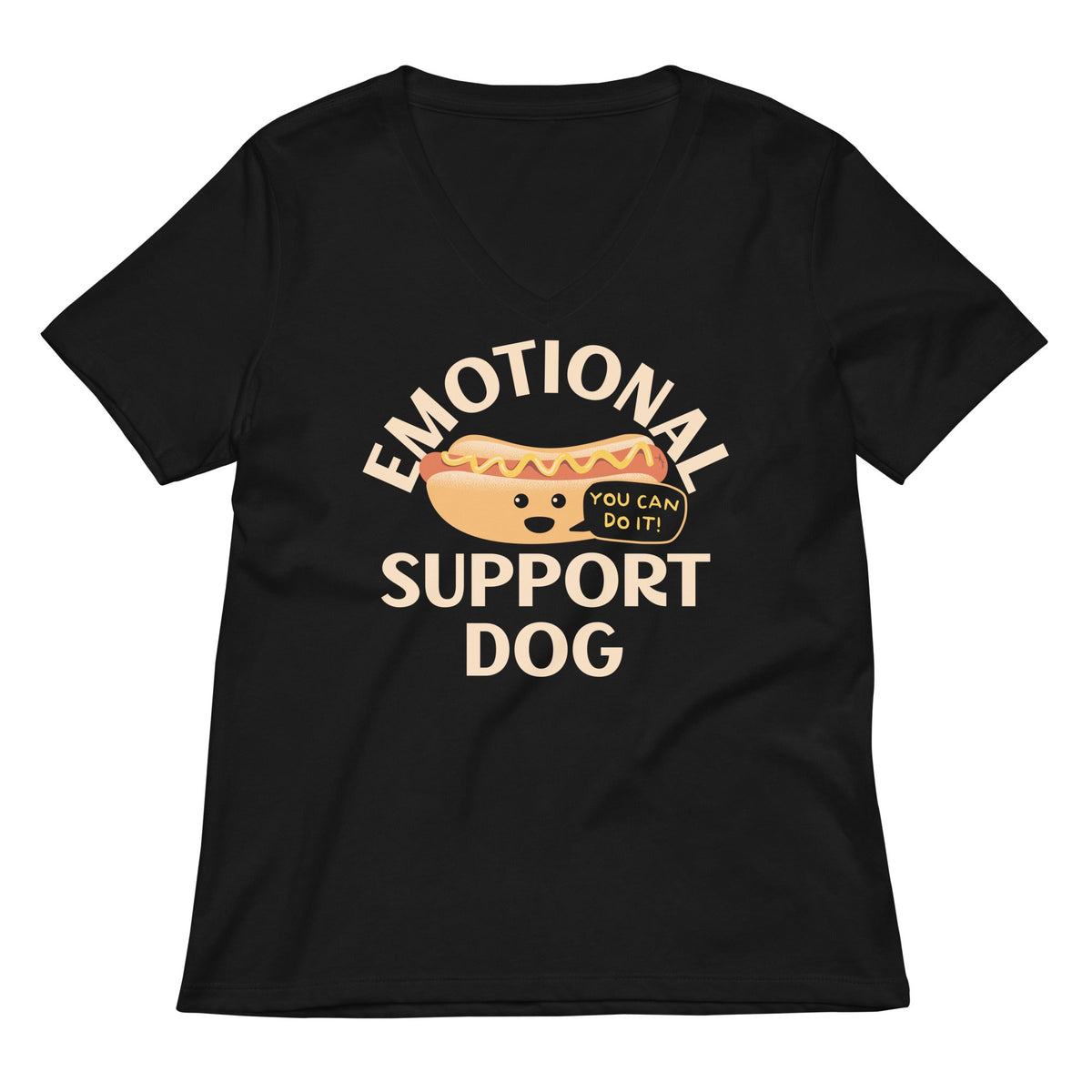 Emotional Support Dog Women's V-Neck Tee product image 2
