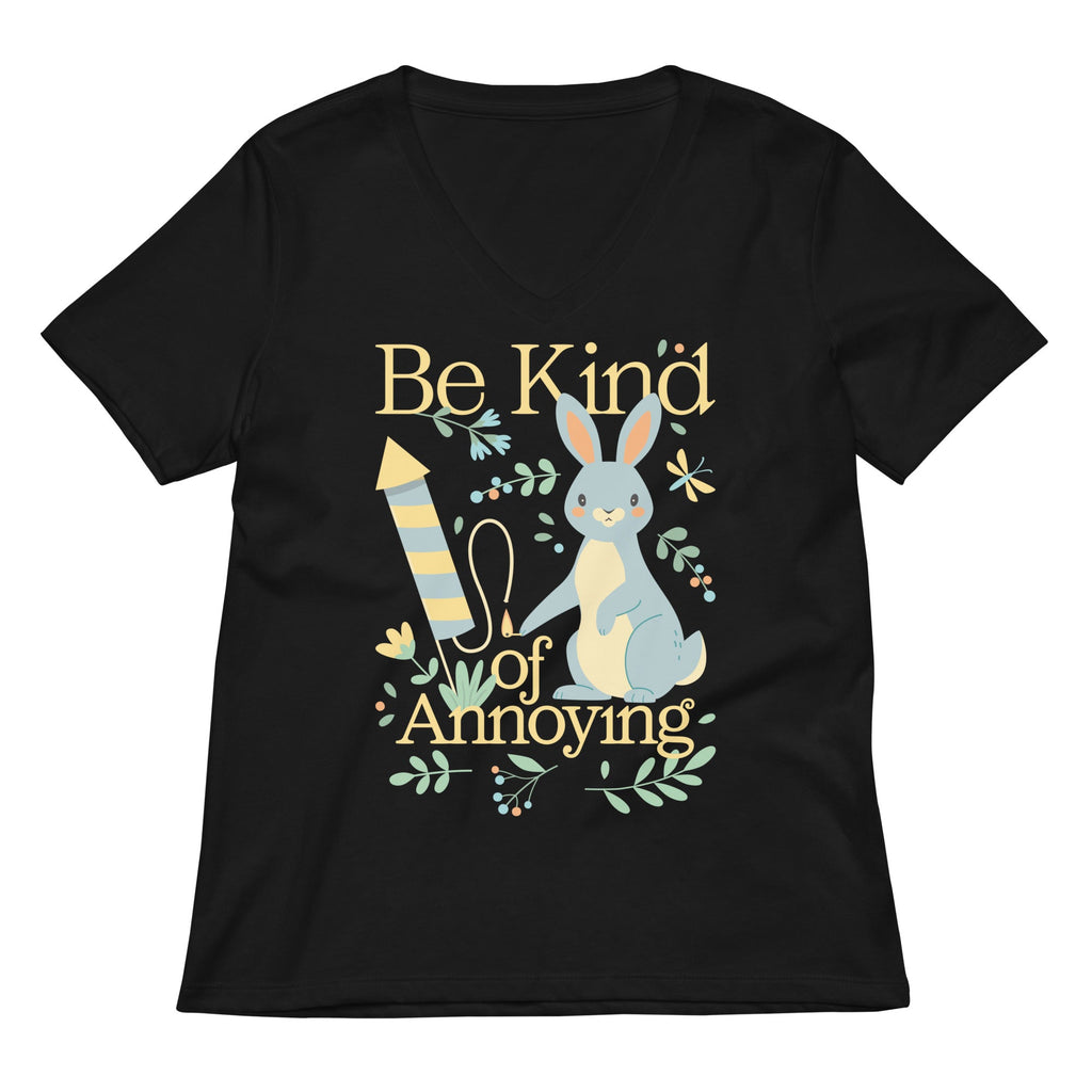 Be Kind Of Annoying Women's V-Neck Tee product image 3