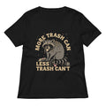 More Trash Can Less Can't Women's V-Neck Tee product image 1