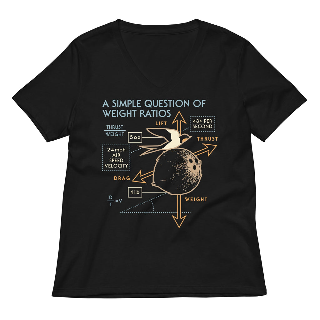 A Simple Question Of Weight Ratios Women's V-Neck Tee product image 2