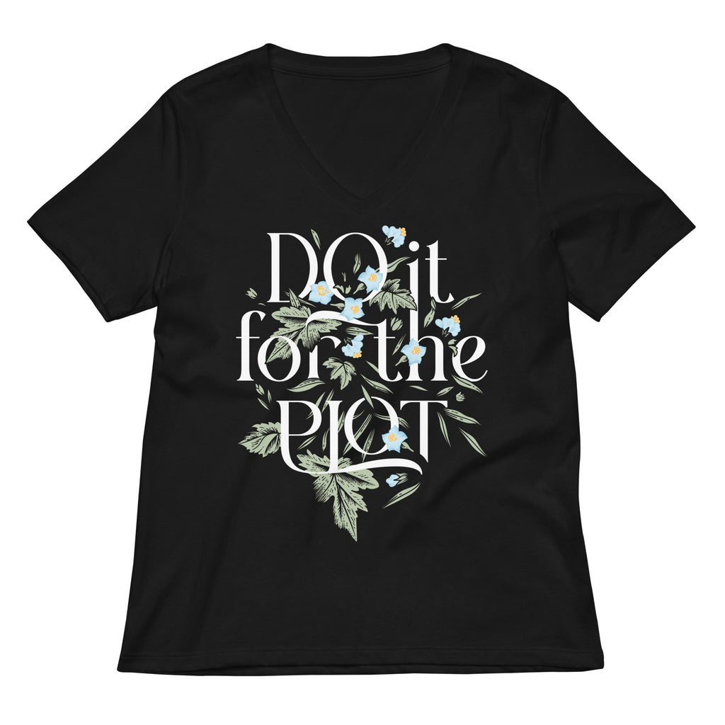 Do It For The Plot Women's V-Neck Tee product image 2