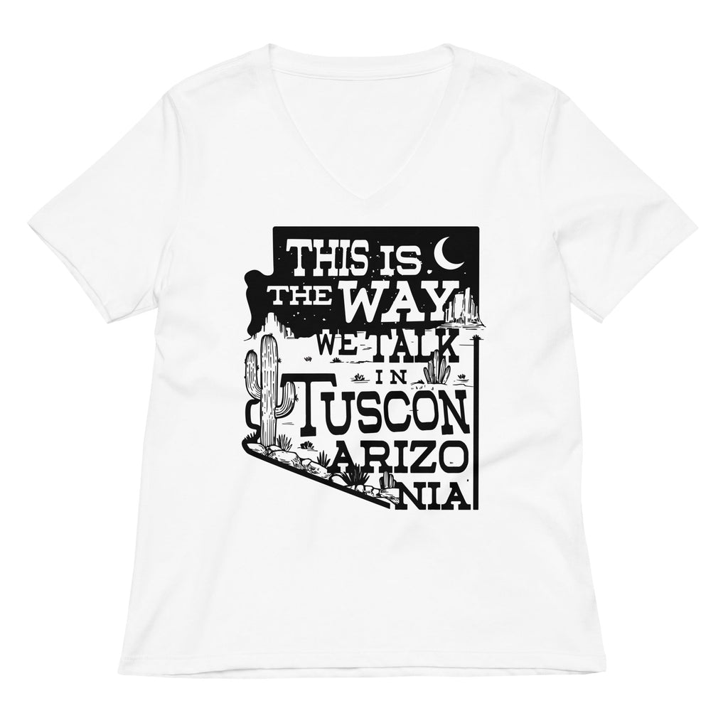 This Is The Way We Talk In Tuscon Arizonia Women's V-Neck product image 2