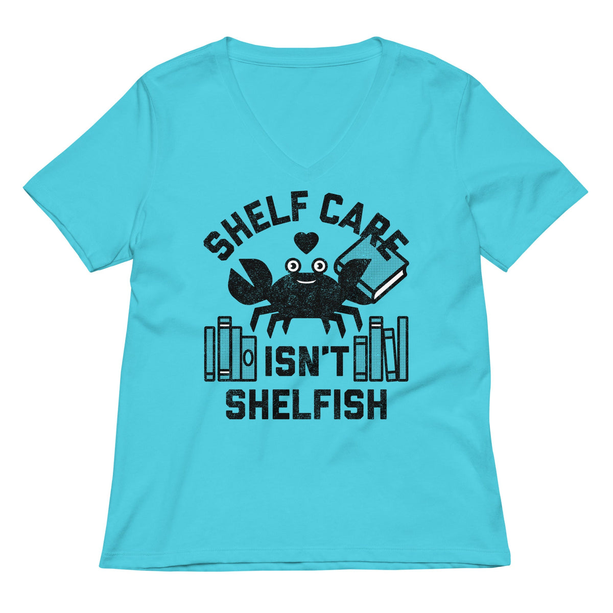 Shelf Care Isn't Shelfish Women's V-Neck Tee product image 4