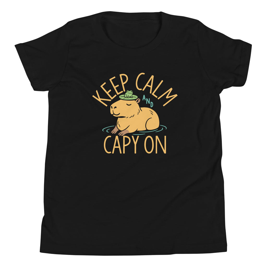 Keep Calm And Capy On Kid's Youth Tee product image 2
