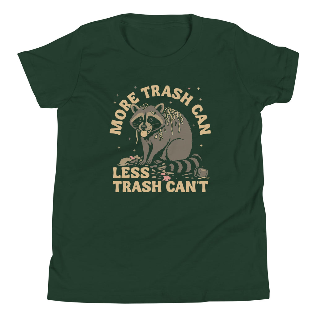 More Trash Can Less Can't Kid's Youth Tee product image 4