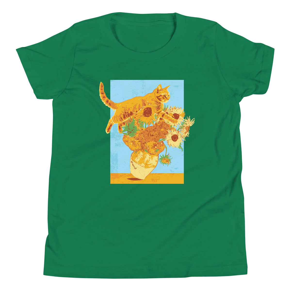 Van Gogh's Cat Kid's Youth Tee product image 5