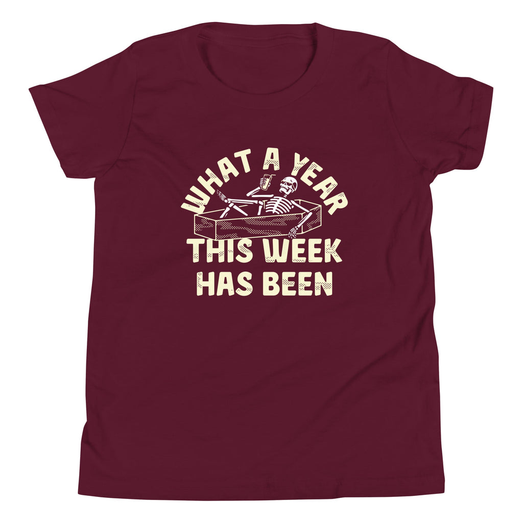 What A Year This Week Has Been Kid's Youth Tee product image 5