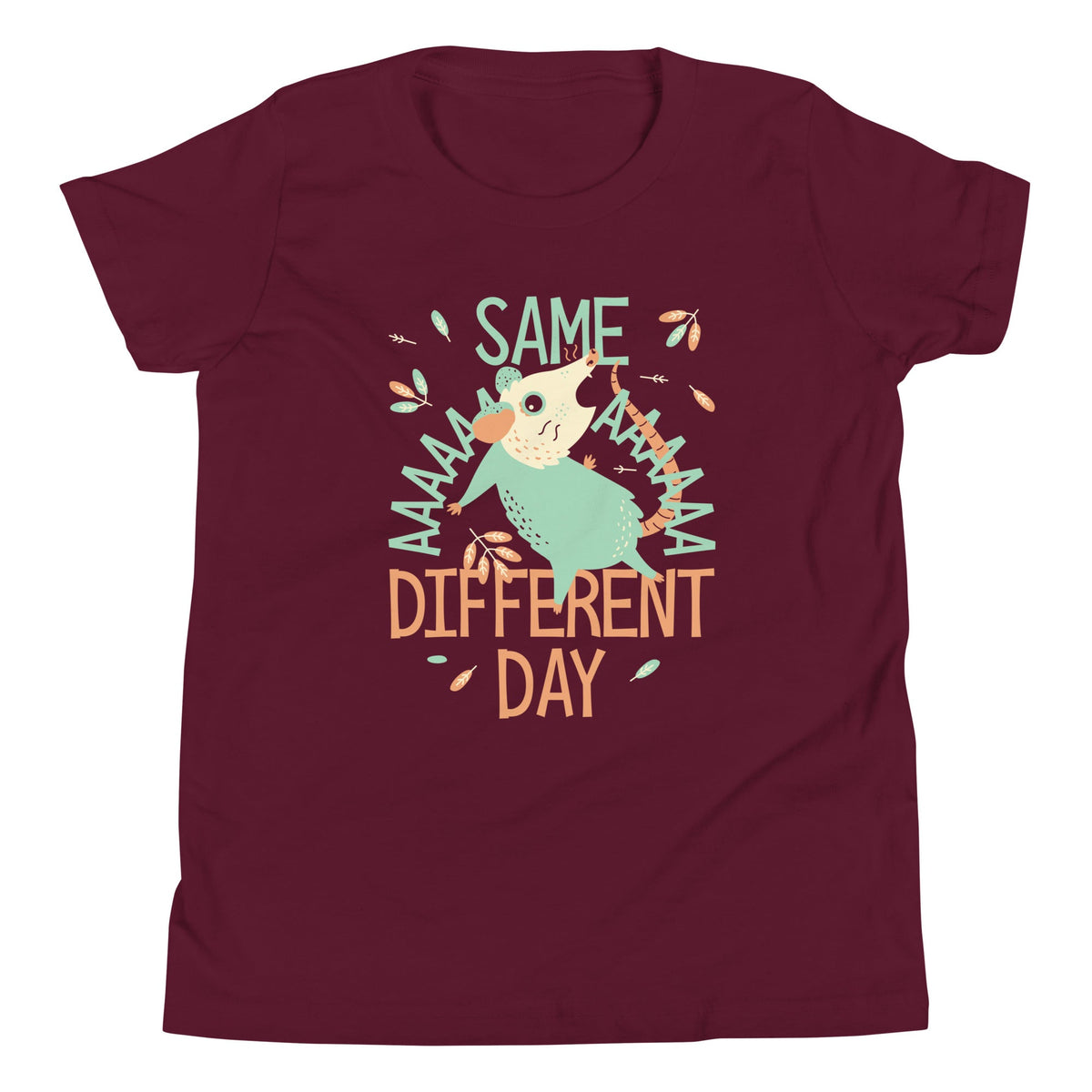 Same Aaaa Different Day Kid's Youth Tee product image 3