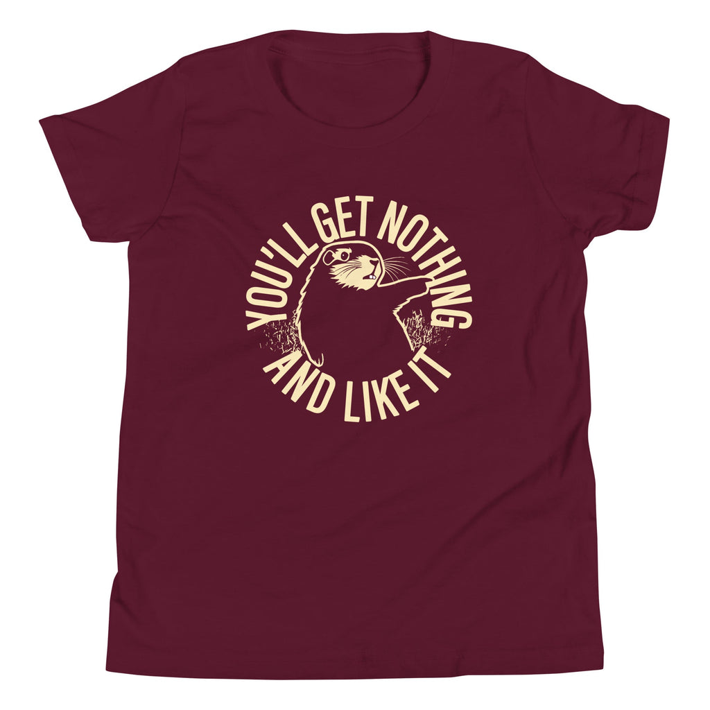 You'll Get Nothing And Like It Kid's Youth Tee product image 3