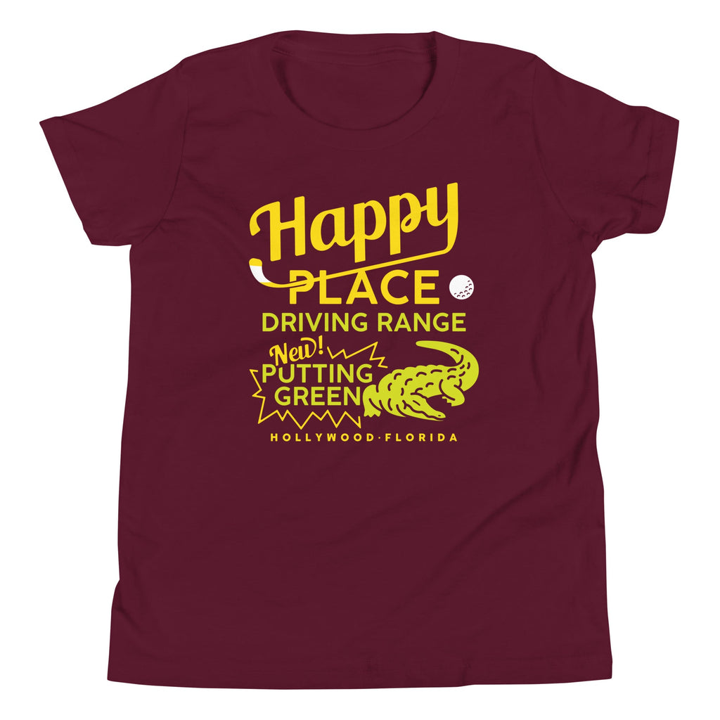 Happy Place Driving Range Kid's Youth Tee product image 4