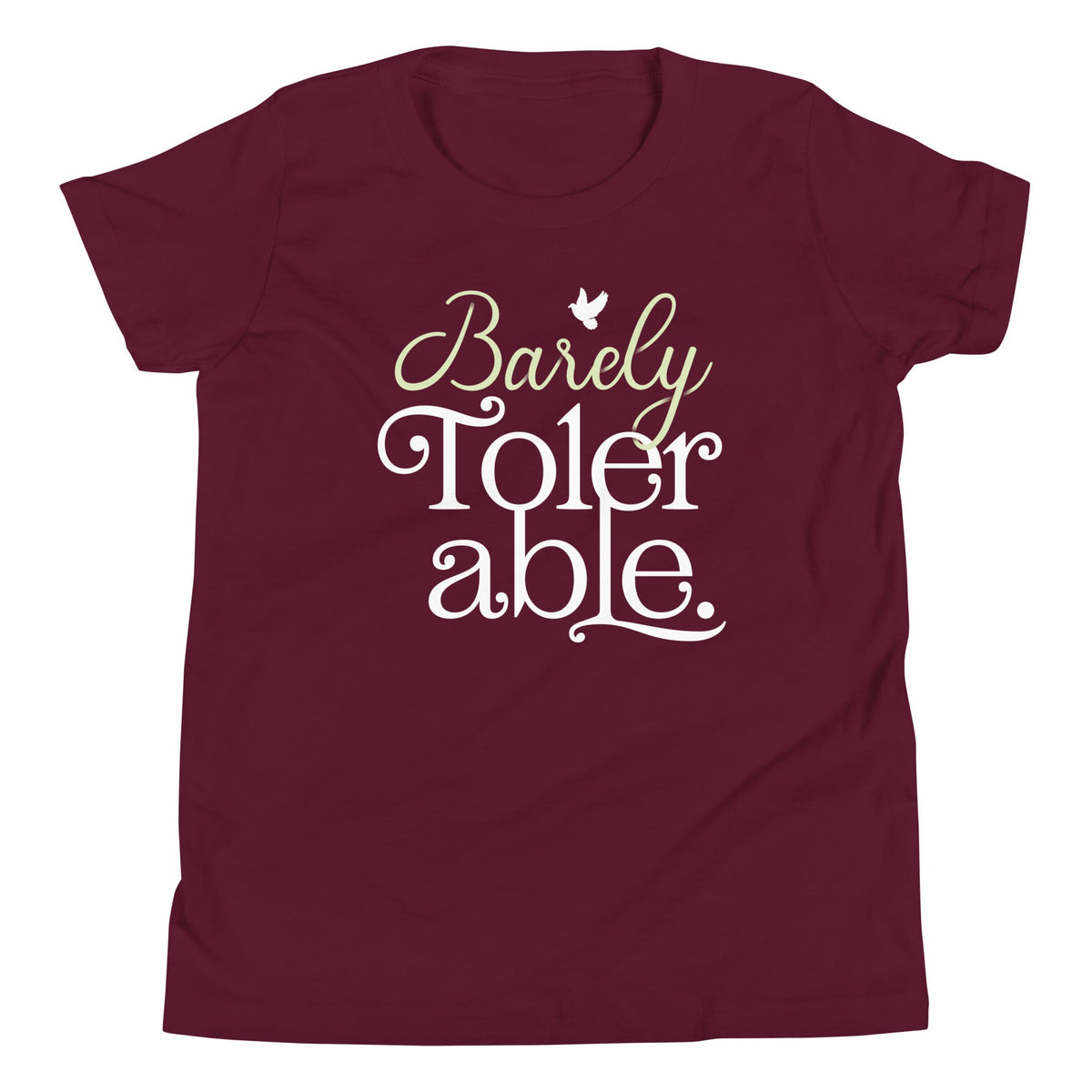 Barely Tolerable Kid's Youth Tee product image 3