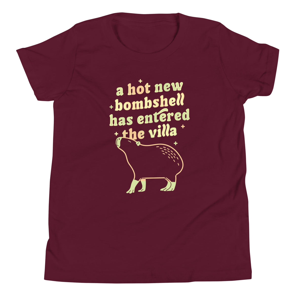 A Hot New Bombshell Has Entered The Villa Kid's Youth Tee product image 3