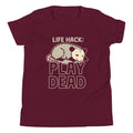 Life Hack Play Dead Kid's Youth Tee product image 1