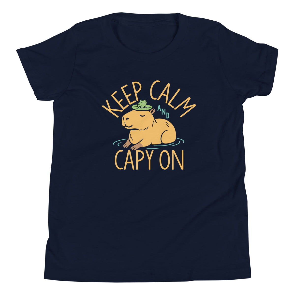 Keep Calm And Capy On Kid's Youth Tee product image 1