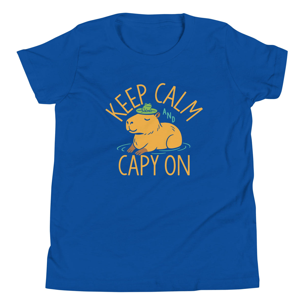 Keep Calm And Capy On Kid's Youth Tee product image 5