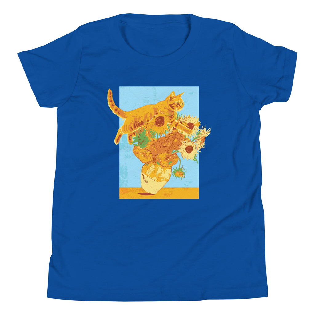 Van Gogh's Cat Kid's Youth Tee product image 4